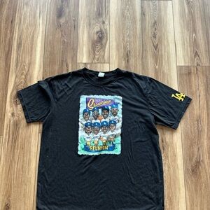 Los Angeles Dodgers men’s Black reunion Graphic t shirt size XL